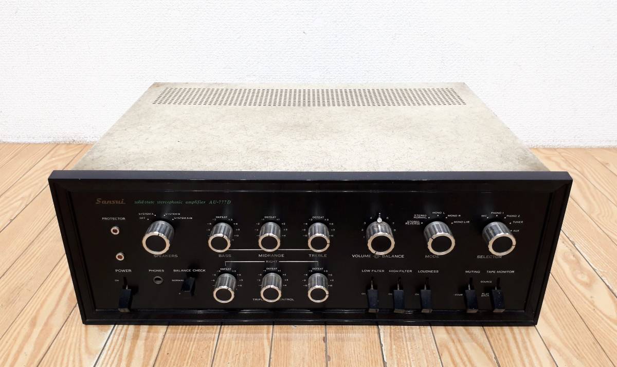 サンスイ（Sansui）AU-777D プリメインアンプ 音響機器 オーディオ