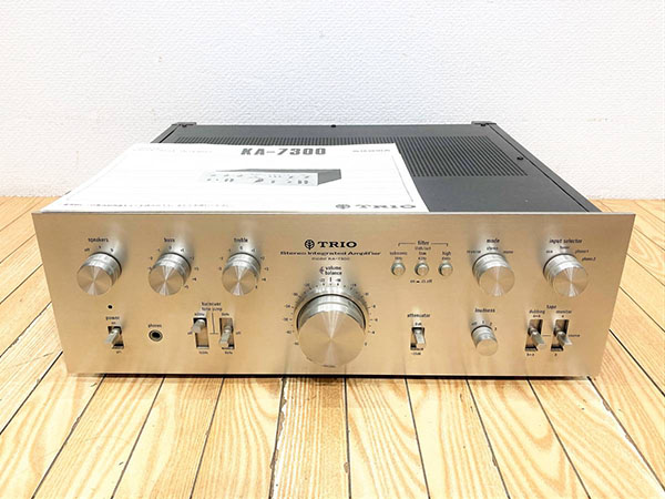 トリオ（TRIO）KA-7300 ステレオプリメインアンプ 取説付