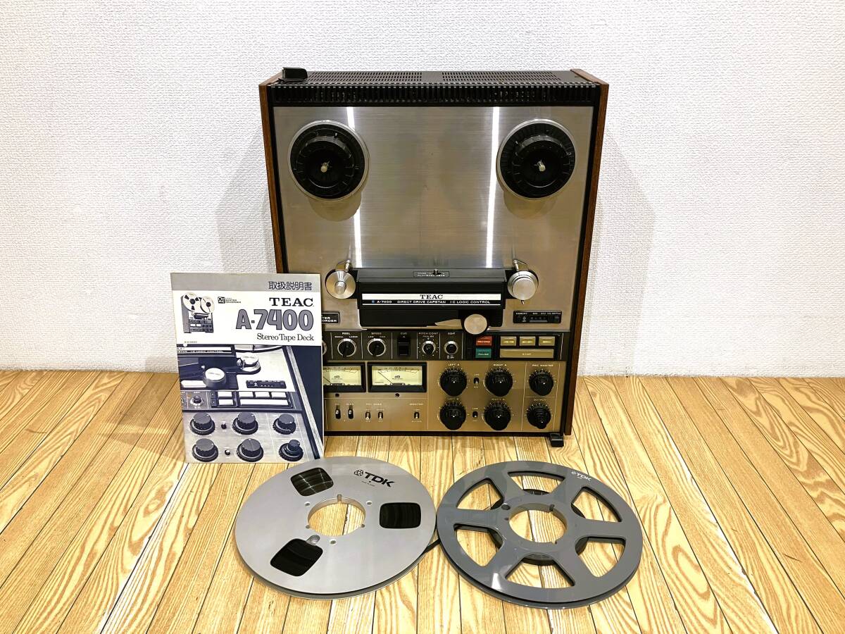 ティアック（TEAC）A-7400-2T オープンリールデッキ　付属品有り