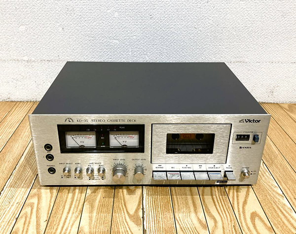 ビクター（VICTOR）KD-35 ステレオカセットデッキ オーディオ機器