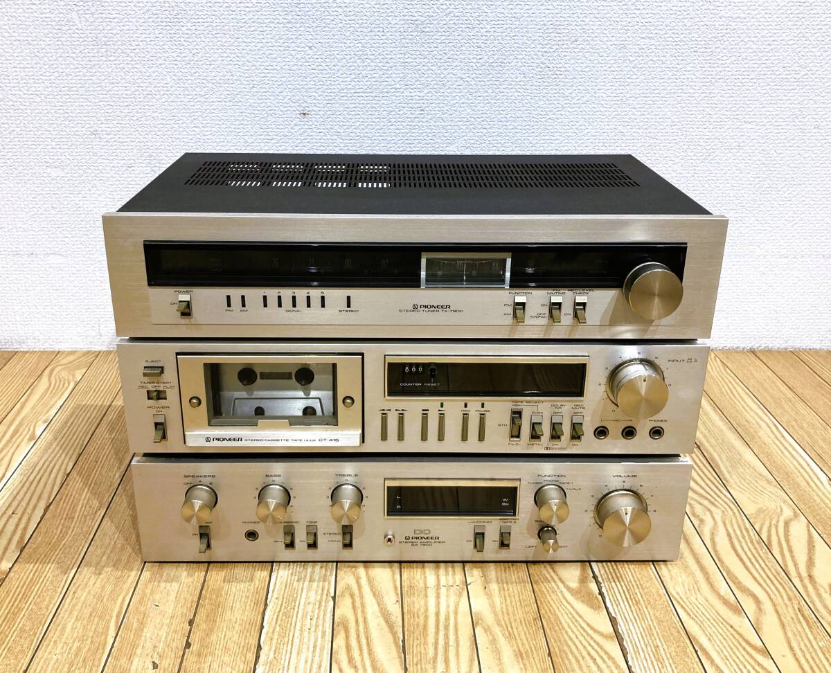 パイオニア（PIONEER）SA-7900TX-7900CT-415 システムコンポ カセットデッキ